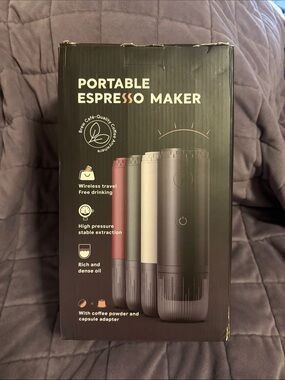 Portable Espresso Maker - Black